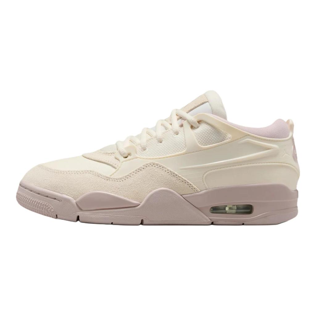 Air Jordan 4 RM Soluk Fildişi Kadın Spor Ayakkabı Krem Parçacıklı-Gül FQ7940-102