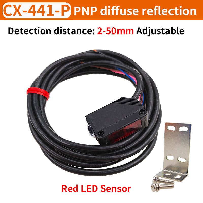 Red LED sensor photoelectric switch CX-441 CX-421 CX-481NPN PNP Diffusion Type Proximity Switch With Reflective Plate