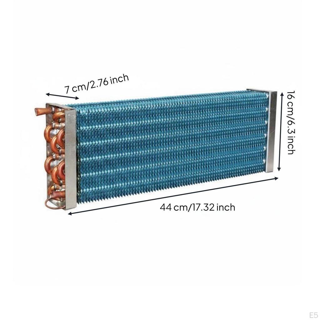 Copper Tube Aluminum Fin Evaporator Refrigerator Condenser Coil Finned Heat Exchanger for