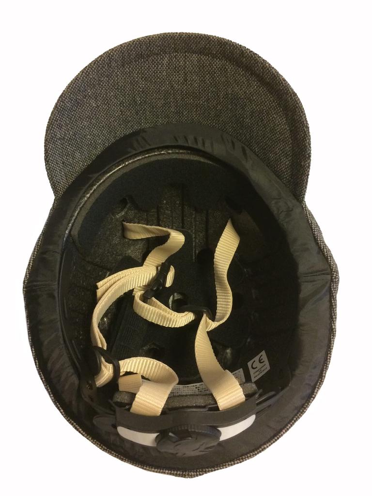 CAPOR Walnut Bicycle Helmet with Interchangeable Hat, Dark Gray, Medium, 154931