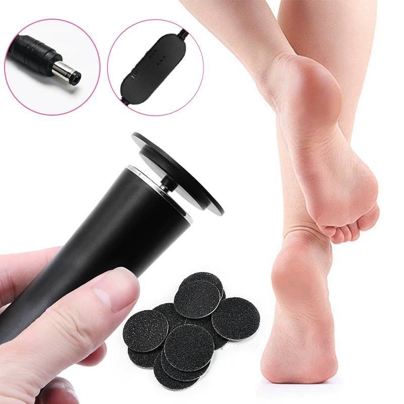 Electric Foot File Replacement Discs For Pedicure And Callus Removal With Silicon Sandpaper Head