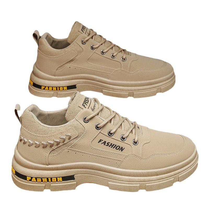 Spring New Labor Insurance Shoes Men's Construction Site Work Shoes Waterproof, Non-slip and Wear-resistant Lightweight Men's Shoes Tide