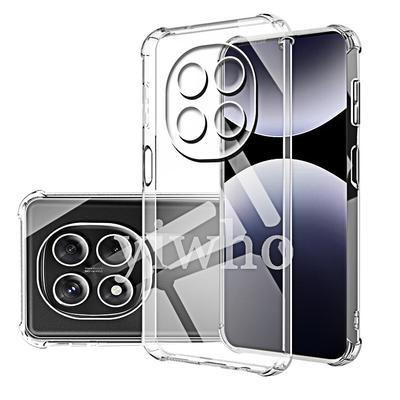 Coque transparente pour Redmi Note 14 Pro Plus 5G, 14 4G, 14Pro, 14Promax, 14Pro+, protection intégrale de l'appareil photo