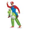 Fantasia Super Mario Bros Cosplay Yoshi Adulto Tamanho Padrão (aproximadamente 168-183 cm)