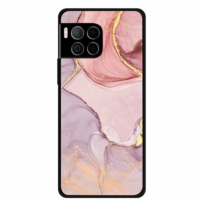 For T-Mobile REVVL 7 Pro Case Revvl7 Pro Luxury Soft Silicone Phone Case for T Phone 2 Pro 5G Gradient Color Marble Funda Bumper