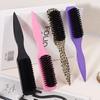 1 Piece of Brush Suitable for All Hairstyle Designs, Clean Hair Cutting Nylon Brush, Durable ABS Plastic Handle