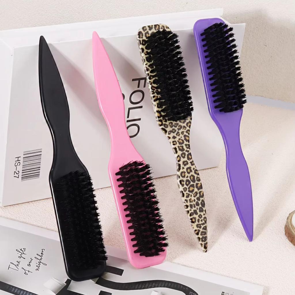 1 Piece of Brush Suitable for All Hairstyle Designs, Clean Hair Cutting Nylon Brush, Durable ABS Plastic Handle