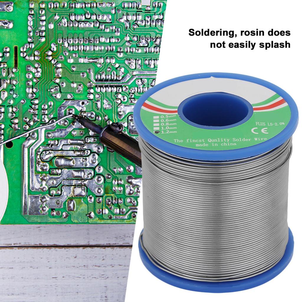 Electric Iron 1.0 1.2mm 40percent  Tin Solder Wire Roll Soldering Reel for Electronic Products(1.2mm)