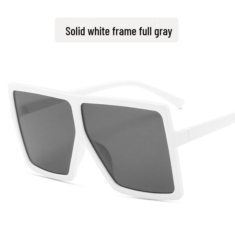 Stylowe Damskie Okulary Przeciwsłoneczne w Kwadratowej Oprawce z Metalowymi Zawiasami - Modny Europejski i Amerykański Design