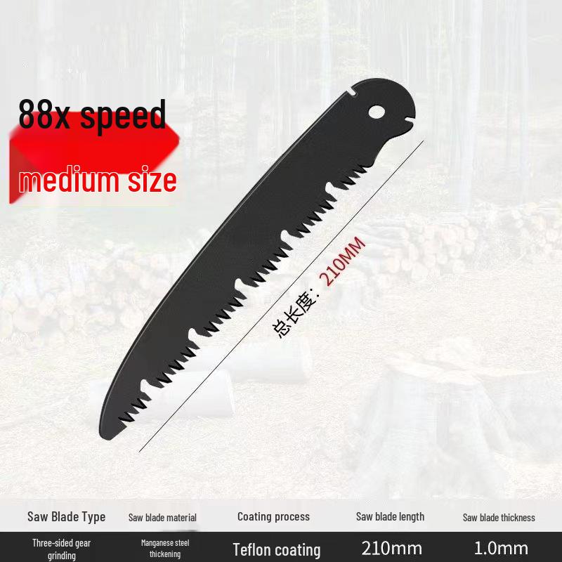 Free Marking Multifunctional Folding Hand Saw: Thickened Manganese Steel for Woodworking and Tree Cutting