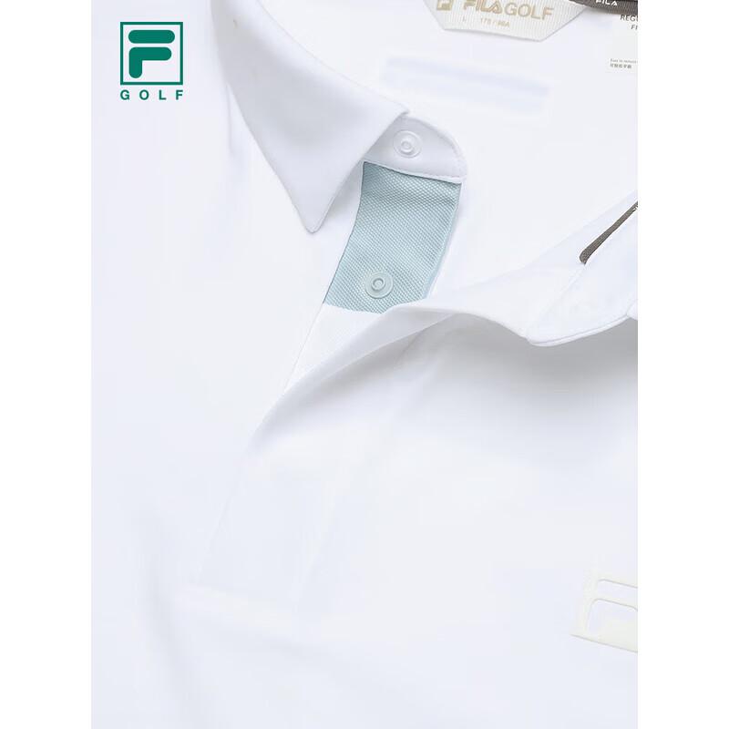 FILA Men's Golf Sun Protection Knitted Polo Shirt
