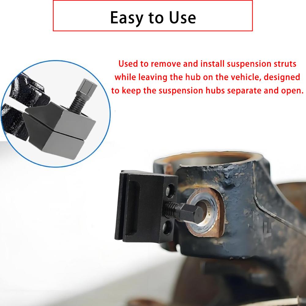 Universal Car Suspension Strut Split Spreader Hub Steering Knuckle Spreader with Wrench Knuckles Strut Spreader Tool