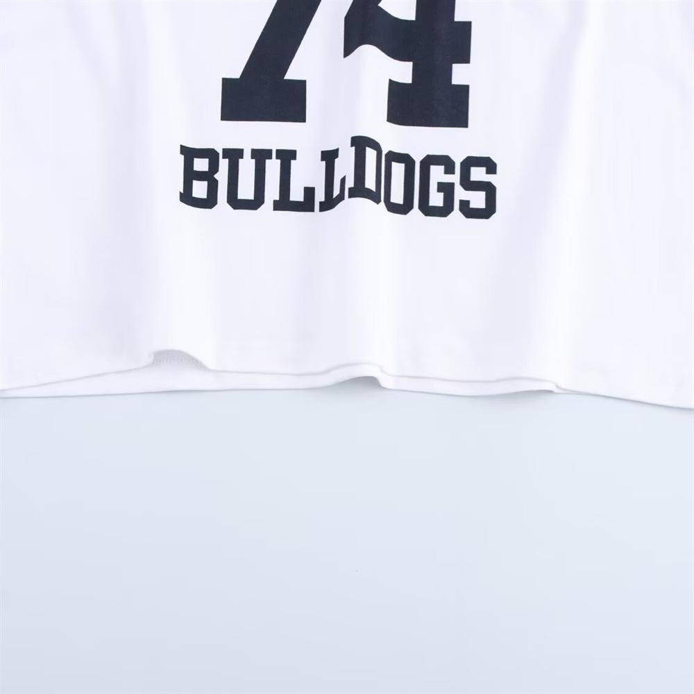 Spring 2025 Women's Casual Printed Cotton Short-Sleeve Round Neck T-Shirt