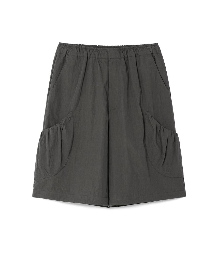 Alijibi 5P Shirring Shorts Charcoal