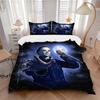 Michael Myers Halloween Horror Knife Bedding Set  Comforter Cover Gift for Bedroom,Includes 1 Cover and 2 Pillowcases, No InsertB228