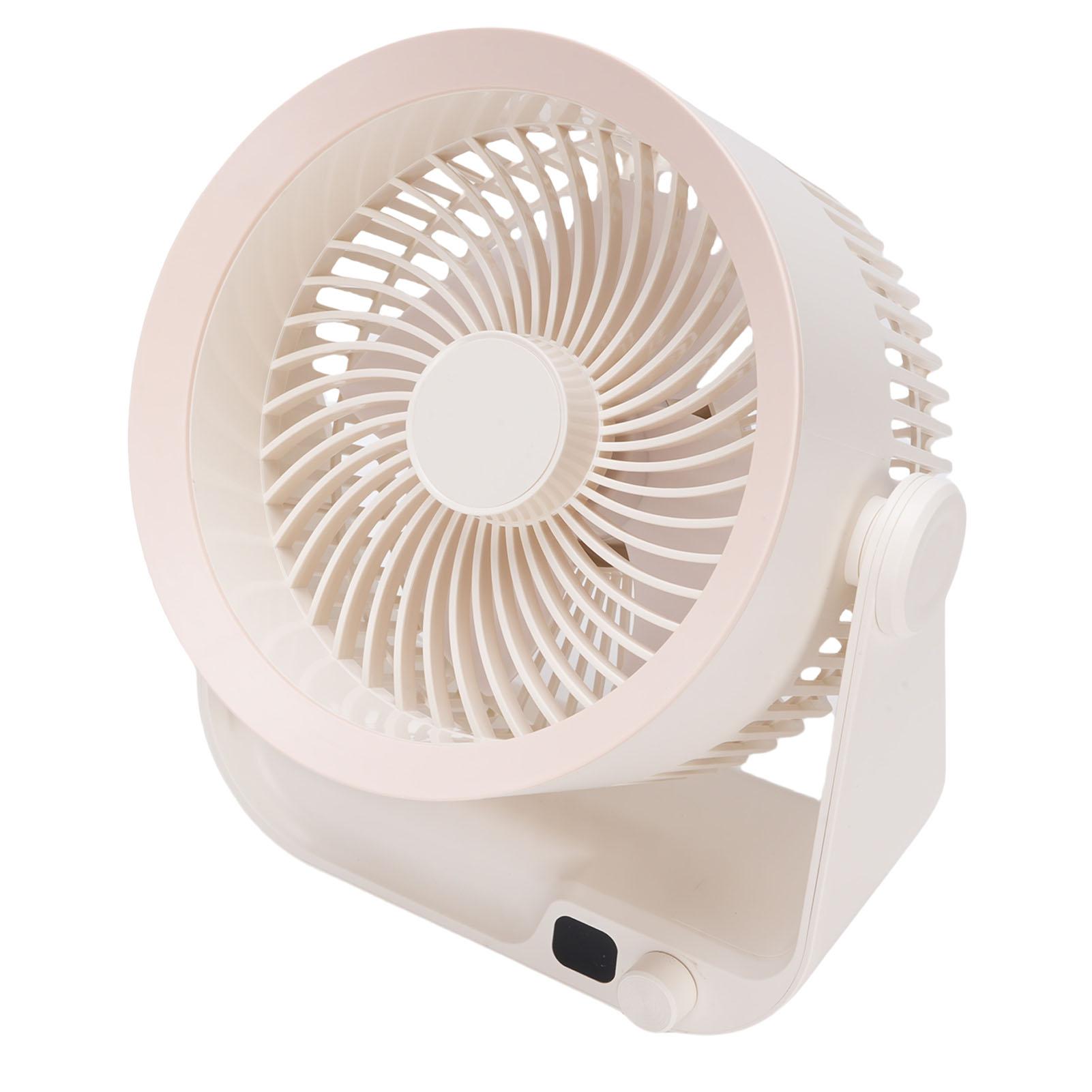 

Air Circulator Fan Desk Fan Rechargeable USB Fan 4000mAh Battery Operated Quiet Strong Wind