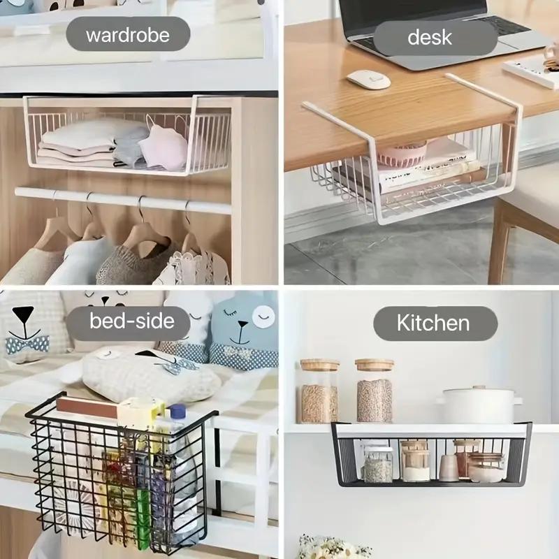 Kitchen Storage Rack Dormitory Storage Tool Hanging Layered Seasoning Hanging Basket Cabinet Hanging Cabinet Hanging Rack