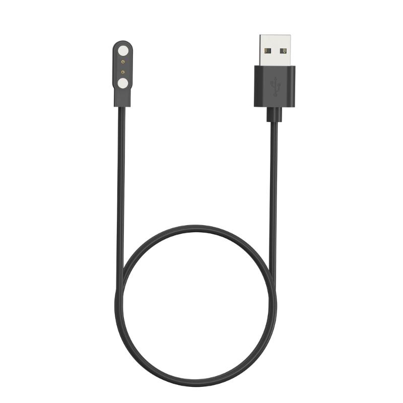 

USB-зарядка, 24/39-дюймовый кабель, зарядный кабель для часов, умные часы, зарядка для Colmi C81 чёрный