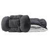 Winter Headrest & Lumbar Support Pillow for AITO M7/M9/M5 - Plush Lambswool Two-in-One Blanket