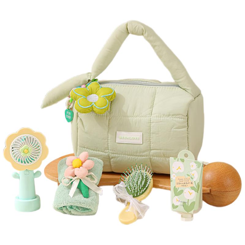 Vanaheimr Green Puff Handbag Gift Set