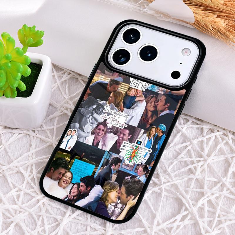 Greys Anatomy Collage Phone Case for iPhone 17 Air 16 15 11 12 14 13 Pro Max Shockproof Cover
