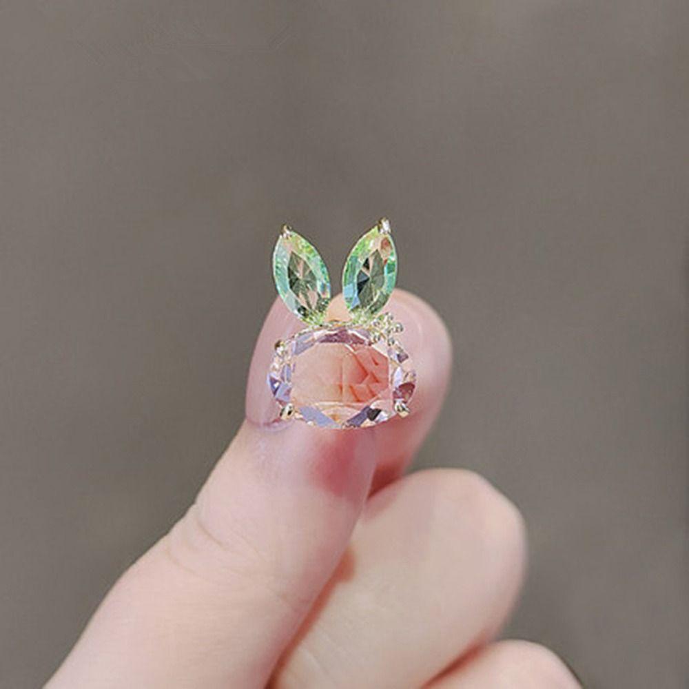 Lapel Pin Rhinestone Carrot Fashion Jewelry Korean Style Brooch Women Brooch Clothing Accessory