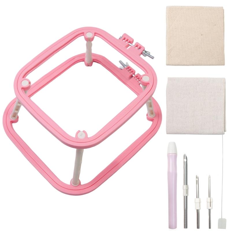 Embroidery Hoop Crosses Stitching Hoop Easy to Use Double Layer Embroidery Frame Crosses Stitching Frame арбуз красный