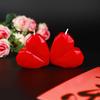 Heart-shaped Love Candles 3D Handmade Aromatherapy Candle Ornament Valentine's Day Gift Wedding Souvenirs Home Decoration