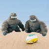 Giant Horror Shark  Animal Tiger Gorilla Anti Stress Shaping Slow Rebound Adult Squeeze Pull Stress Relief Toys Birthday Gift