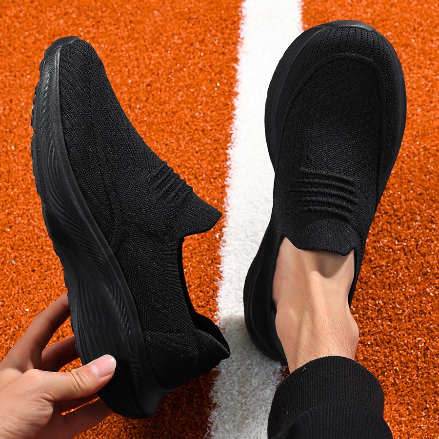 Men Sneakers Loafers Shoes For Men Light Thick Sole Tenis Comfortable Mesh Breathable Casual Shoes Walking Shoes Size 39-46