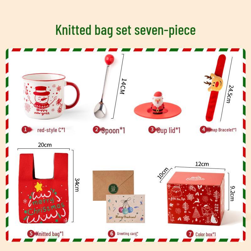 Personalized Christmas Ceramic Mug with Lid and Spoon - Creative Cartoon Design, Perfect for Halloween Gifts