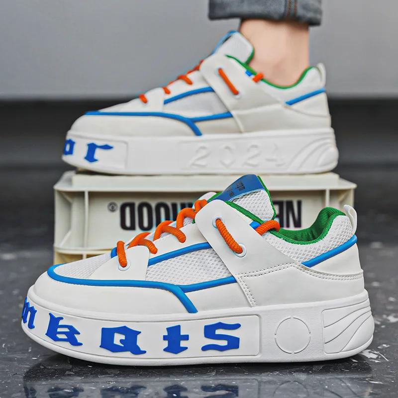 

Мужская обувь Лето 2024 Новая универсальная сетчатая повседневная обувь Трендовая мода Толстая подошва Удобная спортивная обувь для сноуборда 39