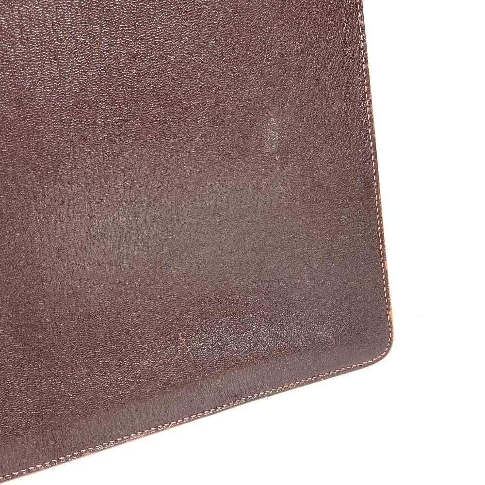 HERMES White bus GM Hand Bag Shoulder Bag Tote Bag Coromandel Brown