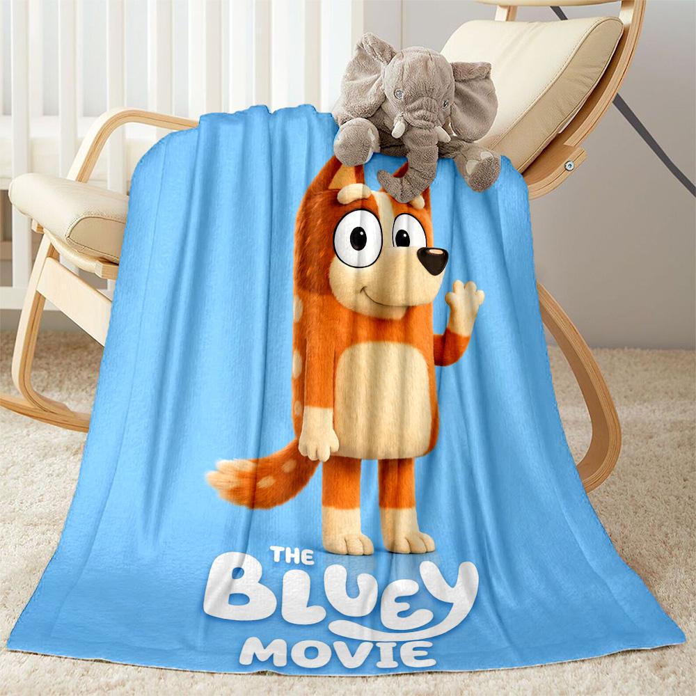 Bluey Bingo Hug Blanket Ultra-Soft Great for Livingroom Sofa Bed Four Seasons Multipurpose Modern Style Gifts For Family Or Friends