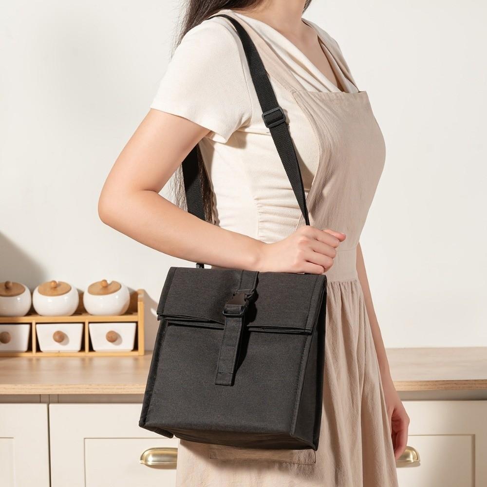 Leak-Proof Thermal Bag Waterproof Picnic Pack Japanese Style Insulated Lunch Bag Camping