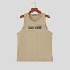 INCERUN Summer Men Sleeveless Print Ribbed Casual Sport Tank Tops Vest