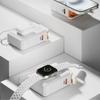 4smarts 6-in-1 USB-C/USB-A PD 22.5W Hybrid Charger with 10,000 mAh Powerbank, Qi Inductive Charging, USB-C Cable, White