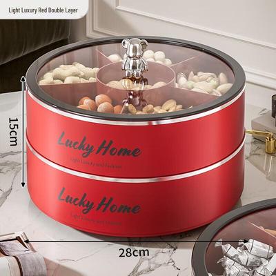 Luxury Rotating Festive Snack Tray
