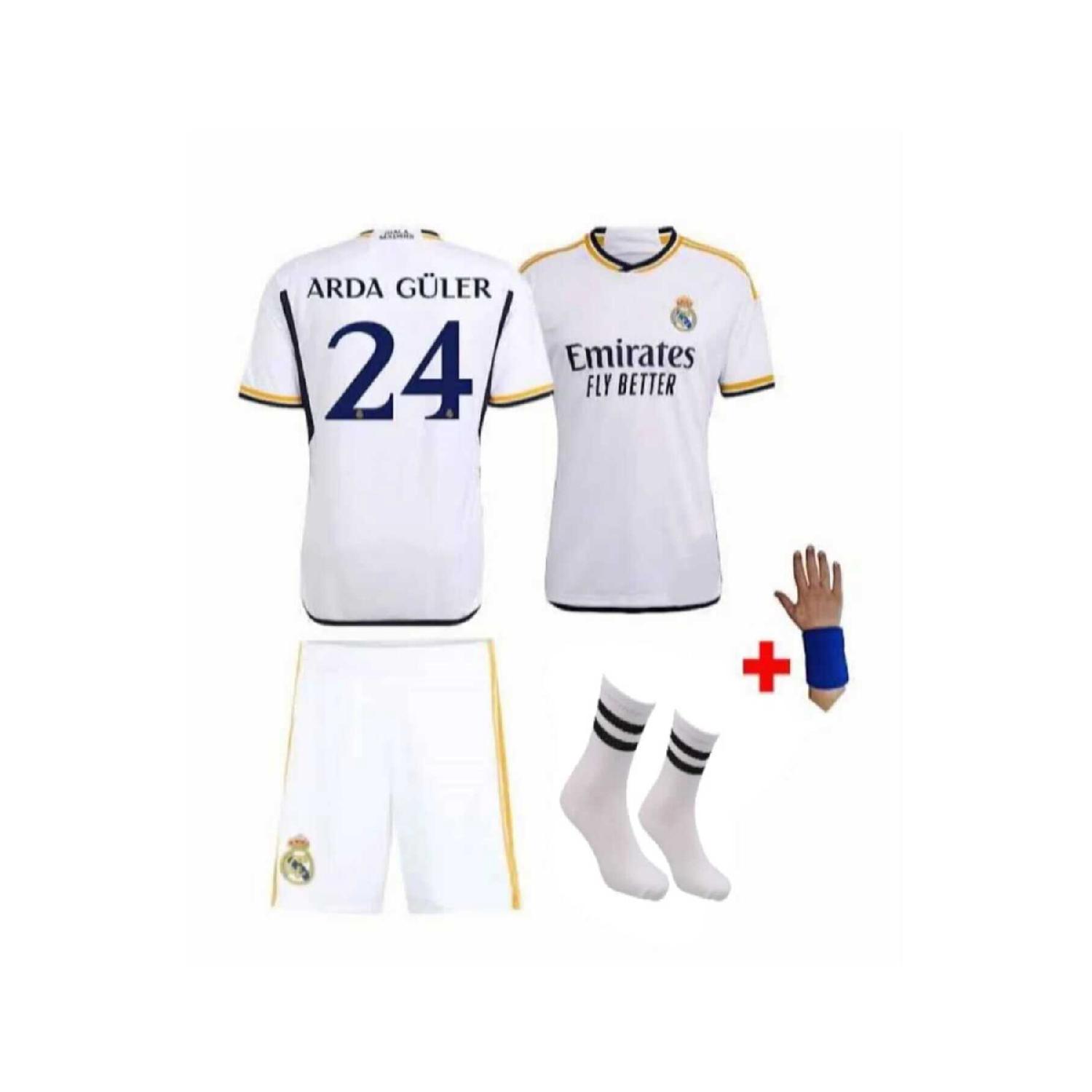 

Set Of 4 New Season Real Madrid 2023/24 Arda Gler Children s Jersey 4 Pieces.