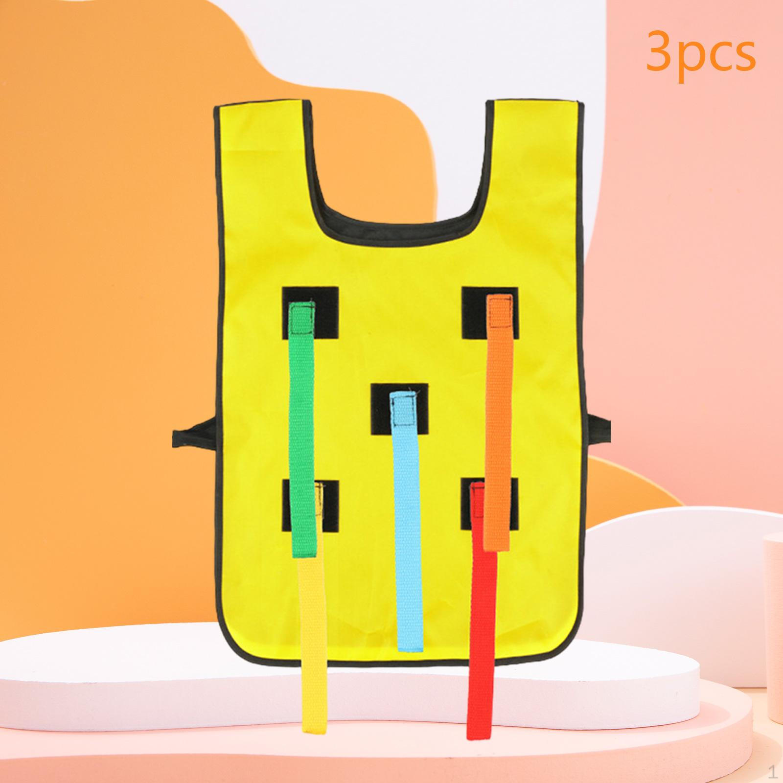 

Tail Vest for Kids, Chasing Game Children, Beach Games, Easy to Use, Practical жовтий