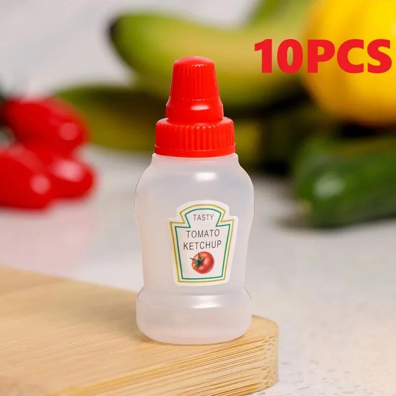 

1/4 шт. 25 мл бутылка для заправки Мини-бутылка для томатного салата Маленький контейнер для заправки Бутылка для хранения приправ Отдельная емкость для заправки