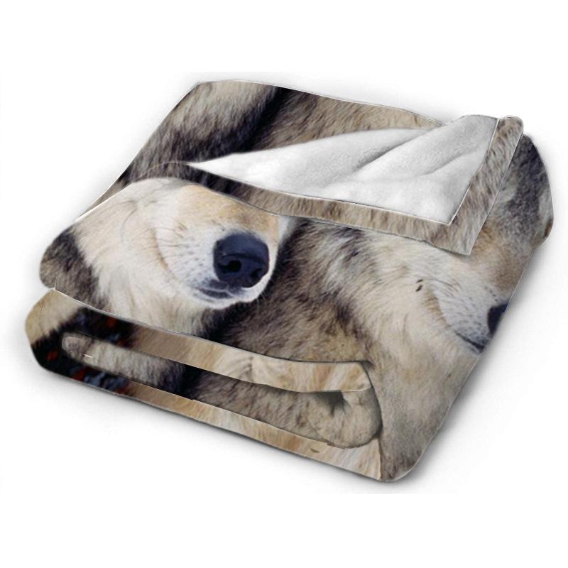 

Одеяло с принтом Модное фланелевое одеяло с цифровым принтом 80-100