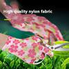 2PCS Breathable Women Garden Gloves Printed Pink Nylon Work Non-Slip Household Labor Protection Gloves For Mechanic Construction