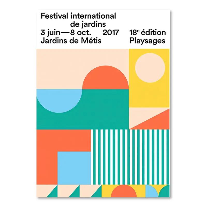 Bauhaus Illustration Lines Pattern Canvas Painting Modern Nordic Abstract Wall Art Posters and Prints Pictures Living Room Decor