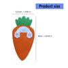 6pcs Easter Carrot Utensils Pouches Ideal For Adding Fun To Holiday Gatherings And Enhancing Dining Experience
