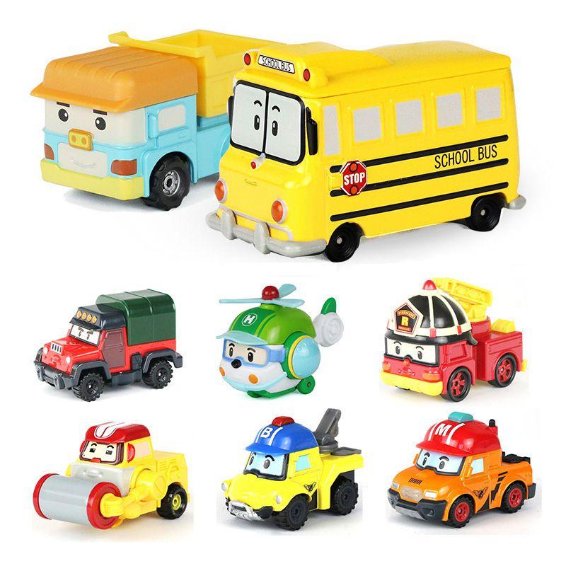 19 Styles New Robocar Poli Mini Vehicle Car Bus Toys South Korea Kids Gift Toy