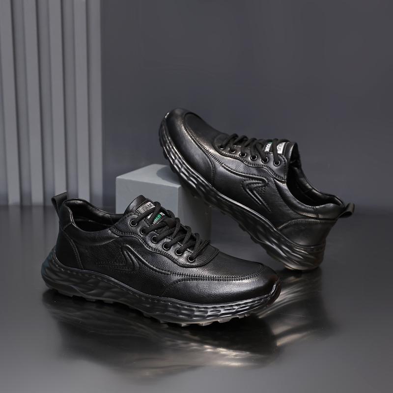 

Golden Sapling Men s Outdoor Sports Loafers Winter Leather Casual Shoes Male Soft Comfortable Platform Flats Footwear 44