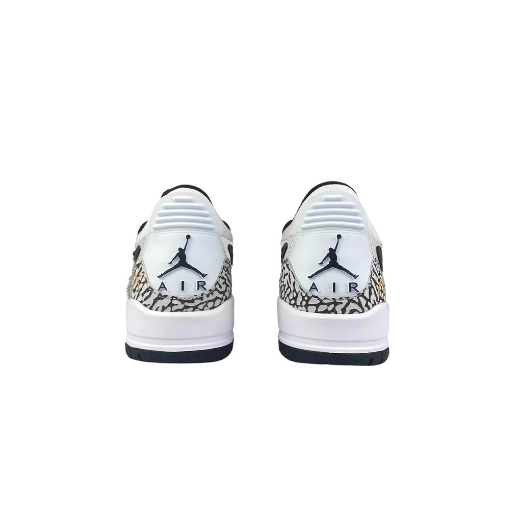 Jordan Legacy 312 Abrasion Resistant Abrasion Resistant Low top Vintage Basketball Shoes Unisex Gray CD7069-111(Team478-)