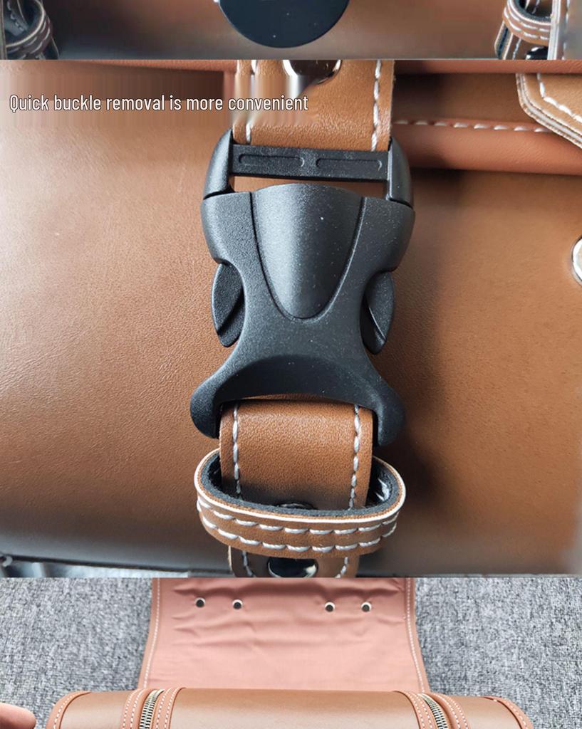 Compatible Honda NS125L Tail Bag Rack & Backrest – Aluminum Alloy Motorcycle Accessory