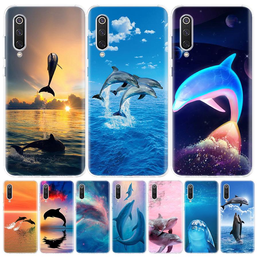 sea animal cute dolphin For Xiaomi Redmi Note 14 13 12 11 10 Pro Phone Case 12S 11S 11T 11E Plus 14Pro 13Pro 12Pro 11Pro Cover N